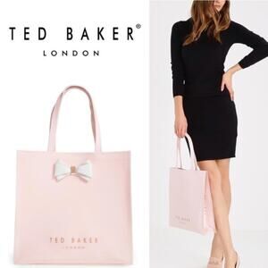 TED BAKER Alacon Shopper Bag in Pale Pink Tote Barbiecore Spring